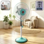 12V DC Hybrid Pedestal Table Fan (Adapter Not Include) - Image 7