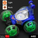 Rechargeable 360° Stunt Remote Control Car with 3D Lights & Music for Kids - Image 7
