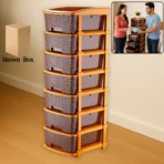 7-Layer Multipurpose Plastic Storage Drawer Organizer - Image 3