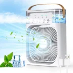 Portable Air Cooler Fan with 7-Color Light – Personal AC Fan - Image 6