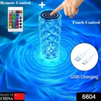 Crystal Touch Night Light for Bedroom Decor (16 Colors, Remote, USB) - Image 3