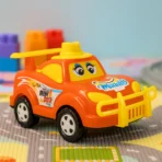Funwoods Friction-Powered Cartoon Racing Car Toy - (1 Pc) - Image 3