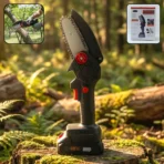 Mini Electric Cordless Chainsaw (1 Set, 48V, Blade size 18 Cm)
