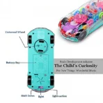 Rotating Transparent Gear Concept Car with Musical and 3D Flashing Lights Toy - Image 5