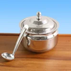 Premium Stainless Steel Ghee Pot (1 Set) - Image 7