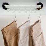 1 Pc Bath Towel Hanger Wall Mounted Towel Holder Rack for Kitchen Bathroom - Image 4