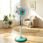 12V DC Hybrid Pedestal Table Fan (Adapter Not Include) - Image 4