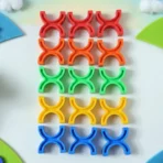 Balanced Block Colorful Interlocking Stacking Toy (1 Set) - Image 4