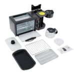 3 in 1 Breakfast Maker Portable Toaster Oven, Grill Pan & Coffee Maker Full Breakfast Ready at One Go - Image 2