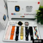 10 in 1 Set Ultra 2 Smart Bluetooth Smart watch + Earphones with Seven Straps - Image 5