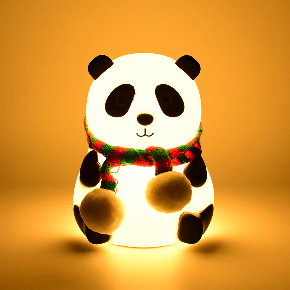 02_d6411062-3d7b-45f2-82da-7038bec53505 Panda 7-Color LED Silicone Touch Lamp (1 Pc) - Image 1