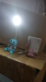 Cartoon LED Desk Light, LED Lamps Button Control (1 Pc / Mix Color) - Image 5
