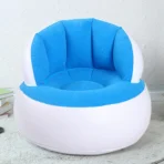 Kids inflatable sofa chair with backrest & Foot Air Pump (1 Set 85x74 Cm Approx) - Image 3