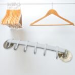 1 Pc Bath Towel Hanger Wall Mounted Towel Holder Rack for Kitchen Bathroom - Image 7