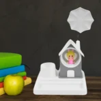 Cute Cartoon Home Design LED Desk Light with Plastic Base, Multi-Color (1 Pc) - Image 3