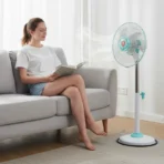 12V DC Hybrid Pedestal Table Fan (Adapter Not Include) - Image 5