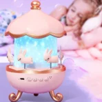 Bunny’s Carousel Rotating LED Night Light - Image 2