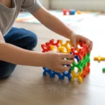 Balanced Block Colorful Interlocking Stacking Toy (1 Set) - Image 3