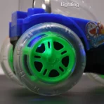 Rechargeable 360° Stunt Remote Control Car with 3D Lights & Music for Kids - Image 5