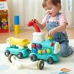 Aditi Tiny Train Baby Walker Ride-On Toy with Push Handle (1 Set) - Image 7