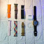 10 in 1 Set Ultra 2 Smart Bluetooth Smart watch + Earphones with Seven Straps - Image 2