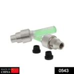 LED Flash Light lamp tyre Wheel Valve Sealing caps (2 Pc / Mix Color) - Image 8