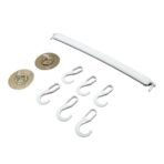1 Pc Bath Towel Hanger Wall Mounted Towel Holder Rack for Kitchen Bathroom - Image 8