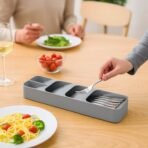 1 Pc Cutlery Tray Box Used For Storing Cutlery Items And Stuffs Easily And Safely - Image 3