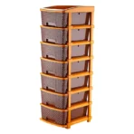 7-Layer Multipurpose Plastic Storage Drawer Organizer - Image 7