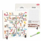 Alphabet Puzzle for Kids | Tracing & Learning Board with Animal Illustrations - Image 5