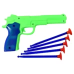 Medium Size Plastic 1 Gun with 5 Soft Suction Dart Bullets (1 Set) - Image 3