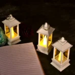 Classic Style Lantern With Artificial Rustic Battery-Operated Flameless Candle Light For Home Decoration (Pack of 24) - Image 6