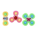 Colour Baby Spinner Toy Set – Suction Cup Sensory Spin Toys (3 Pc Set) - Image 5