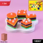 Geometric Stacking Sorter Puzzle Toy - Image 2