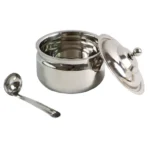 Premium Stainless Steel Ghee Pot (1 Set) - Image 5