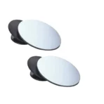 Blind Spot Round Wide Angle Adjustable Convex Rear View Mirror - Pack of 2 - Image 4
