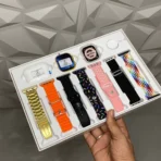 10 in 1 Set Ultra 2 Smart Bluetooth Smart watch + Earphones with Seven Straps