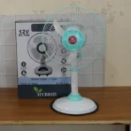 12V DC Hybrid Pedestal Table Fan (Adapter Not Include) - Image 2