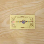 Peacock Design Designer Rakhi with Multicolor Beads (1 Pc) - Image 5