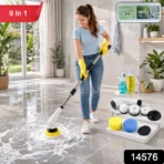 9-in-1 Electric Spin Scrubber - (1 Set) - Image 7