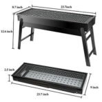 Folding Portable Barbeque BBQ Grill Set for Outdoor and Home - Image 3