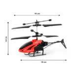 Remote Control Helicopter USB Chargeable Cable for Boy and Girl Children (Pack of 1) - Image 3