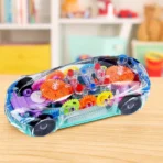 Rotating Transparent Gear Concept Car with Musical and 3D Flashing Lights Toy - Image 8