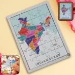 Wooden India Map Puzzle - (1 Set) - Image 6