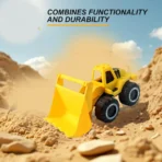 Funwoods Friction-Powered Front Loader / Bulldozer Toy - (1 Pc) - Image 5