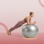 Heavy Duty Gym Ball Non-Slip Stability Ball with Foot Pump for Total Body Fitness - Image 4