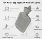 Hot Water Bag with Cover for Pain Relief & Cramps, Leak-Proof Therapy Bottle (1 Pc) - Image 4
