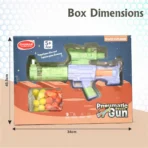 Aditi Toys Space Explorer Pneumatic Gun Include 12 Orange & 12 Yellow Soft Foam Ball - Image 6