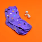 1 PAIR SOCKS PRINTED TRENDY MULTIPLE DESIGNER SOCKS (1 Pc / Mix Design) - Image 4