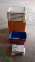 6-Layer Multi-Colored Plastic Storage Drawer Cabinet - Image 3